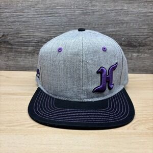 Hoosier Racing Tire Hat Cap Snap Back Gray Black Purple Motorsports Racing Promo